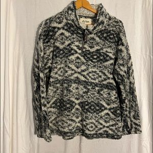 Sherpa 3/4 Zip Sweatshirt